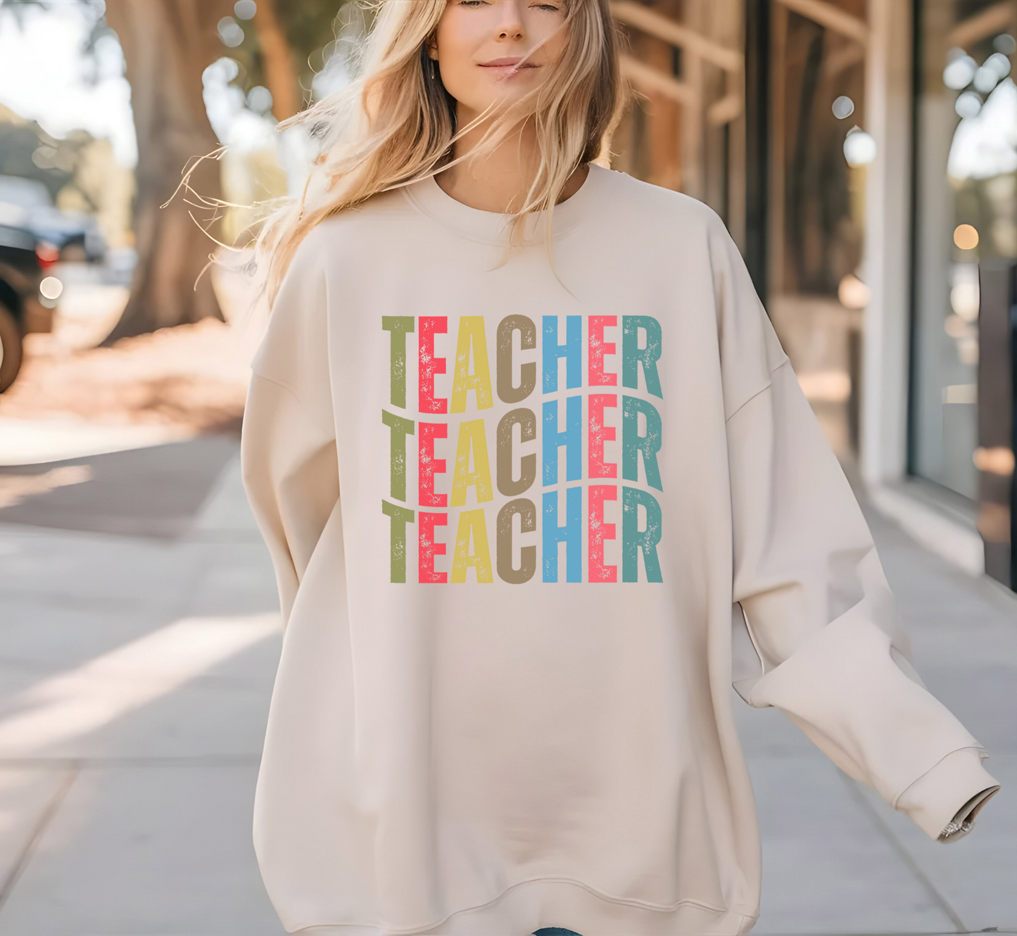 Retro Teacher Sweatshirt