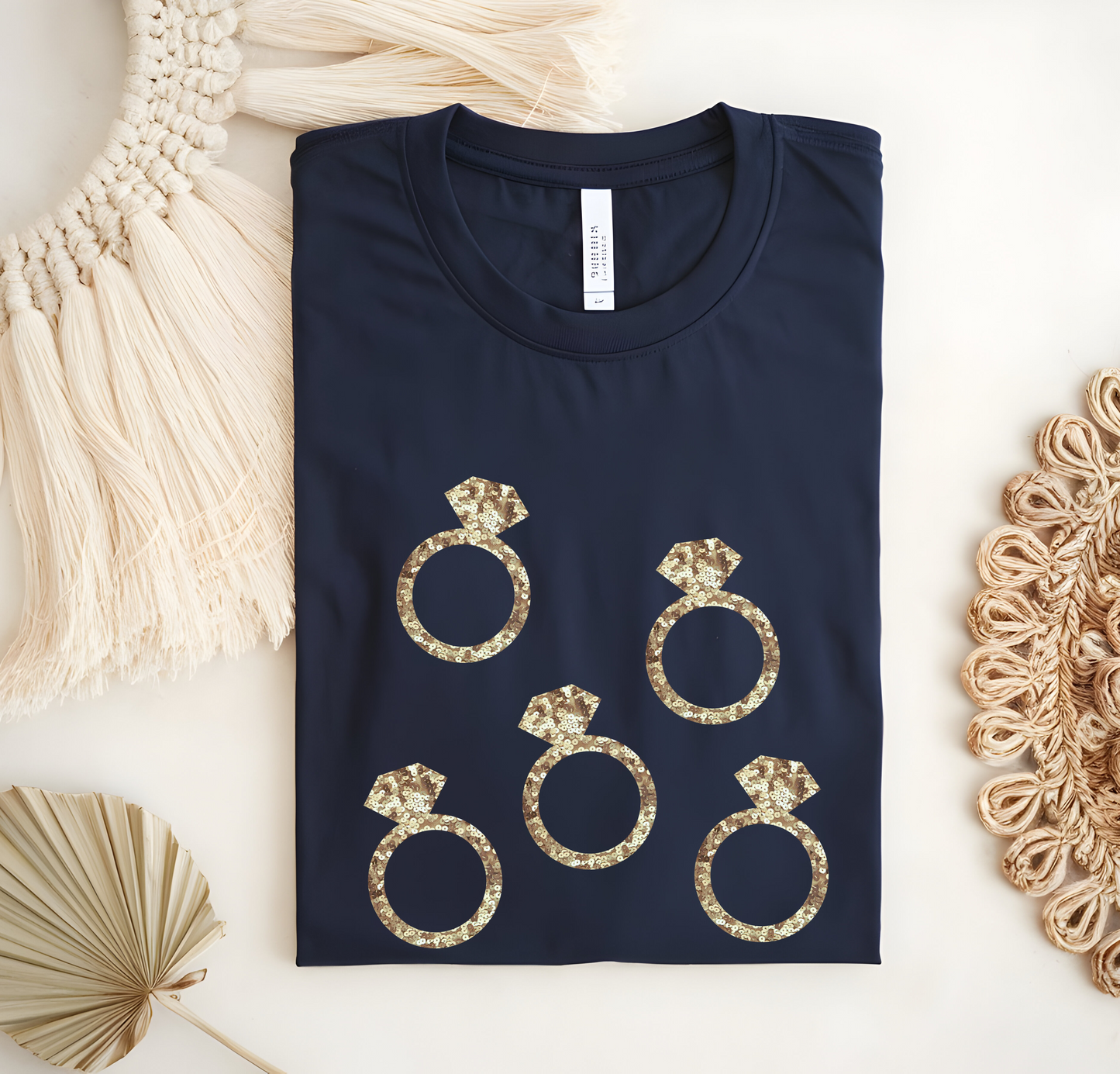 T Shirt Ring for Bride