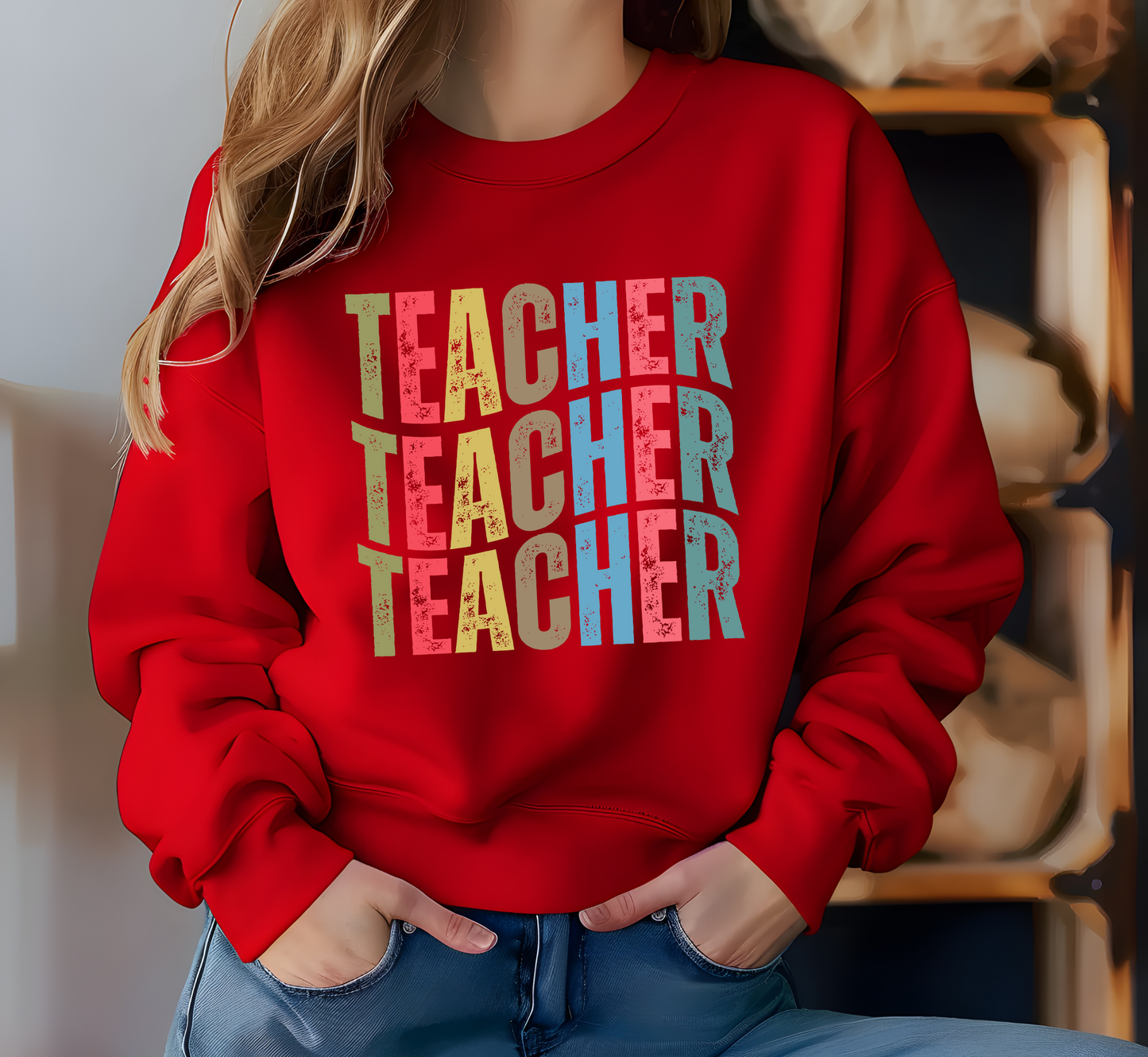 Retro Teacher Sweatshirt