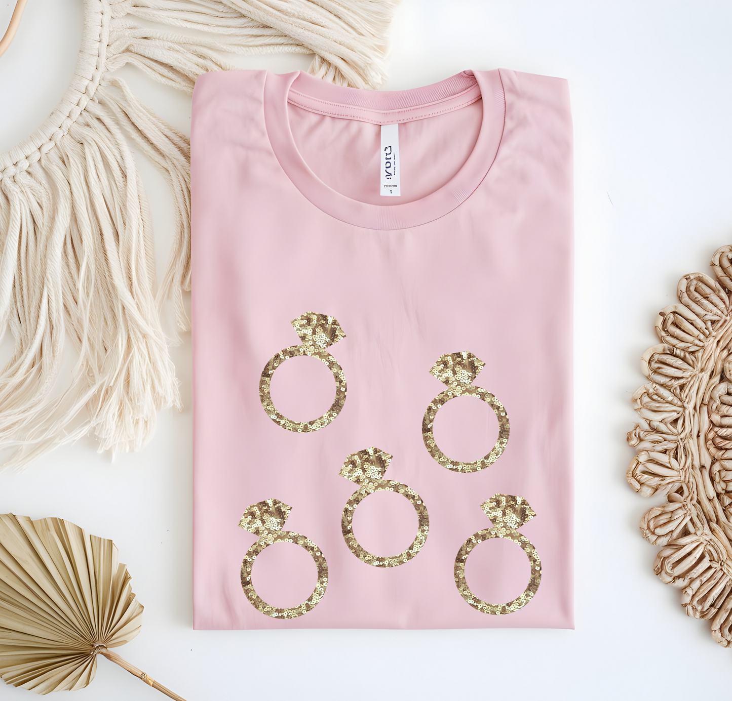 T Shirt Ring for Bride
