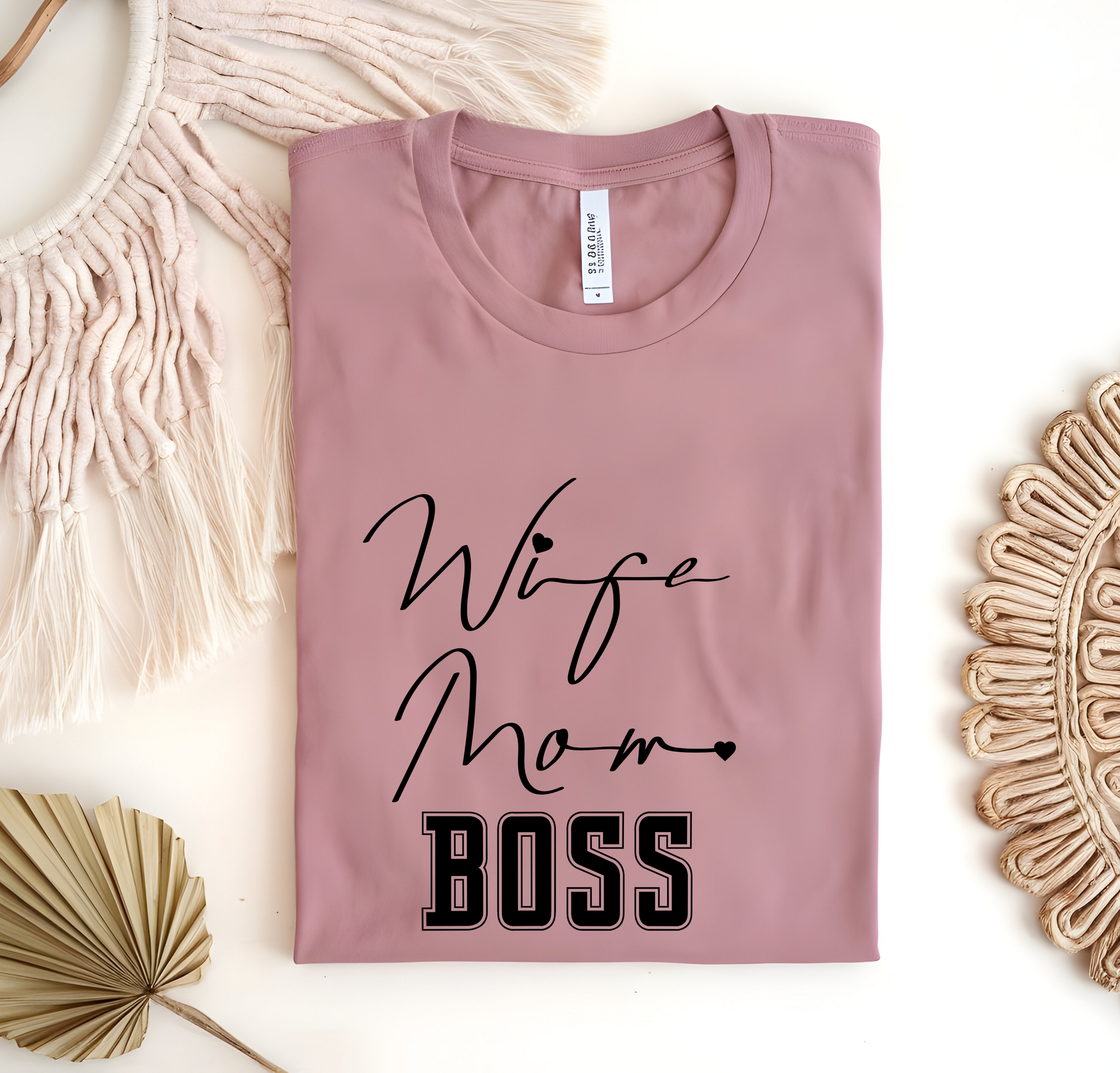 mom wife boss t shirt