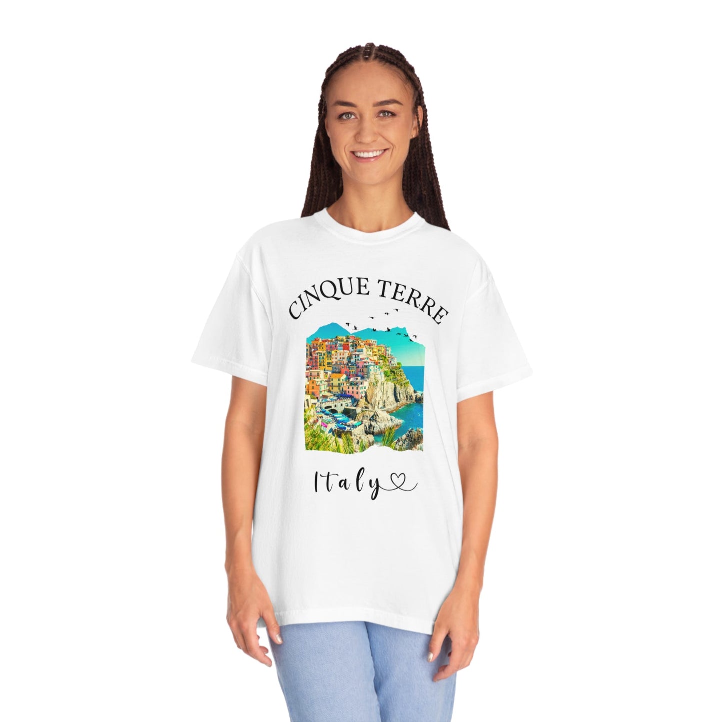 Cinque Terre Italy Shirt, Comfort Colors® Unisex Plus Size