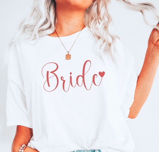 Bride white shirt