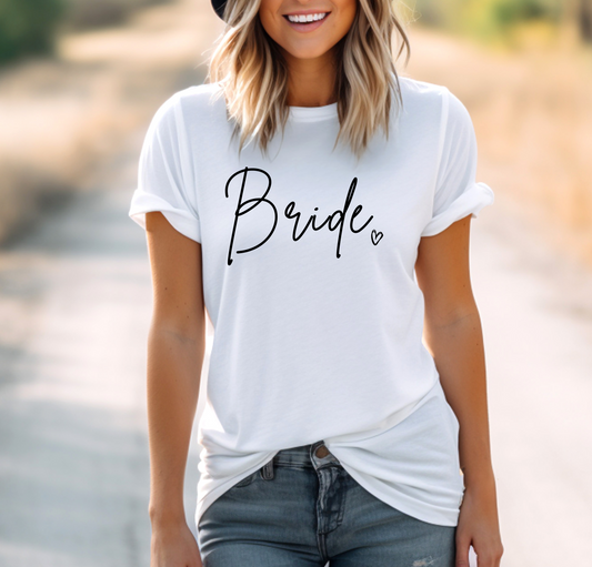Bride Team Shirt Wedding Party
