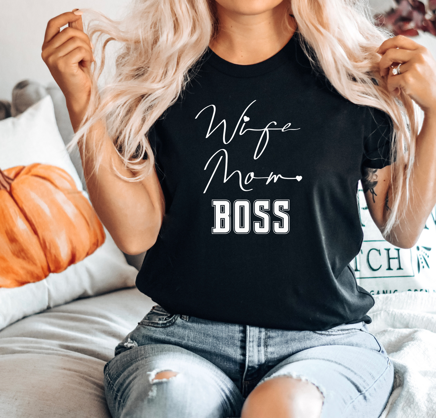 Wife Mom Boss T shirt