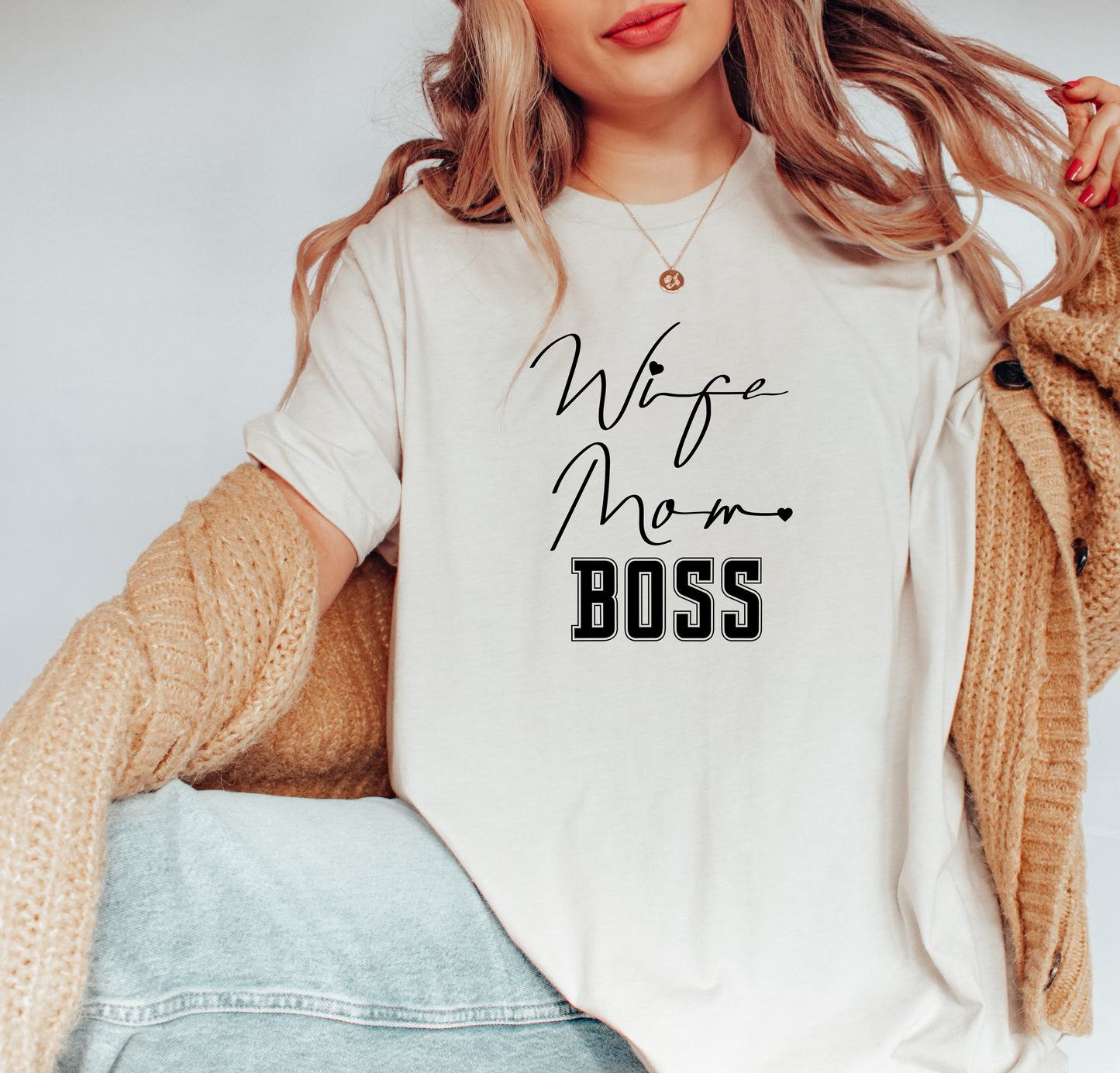 t shirt wife mum boss