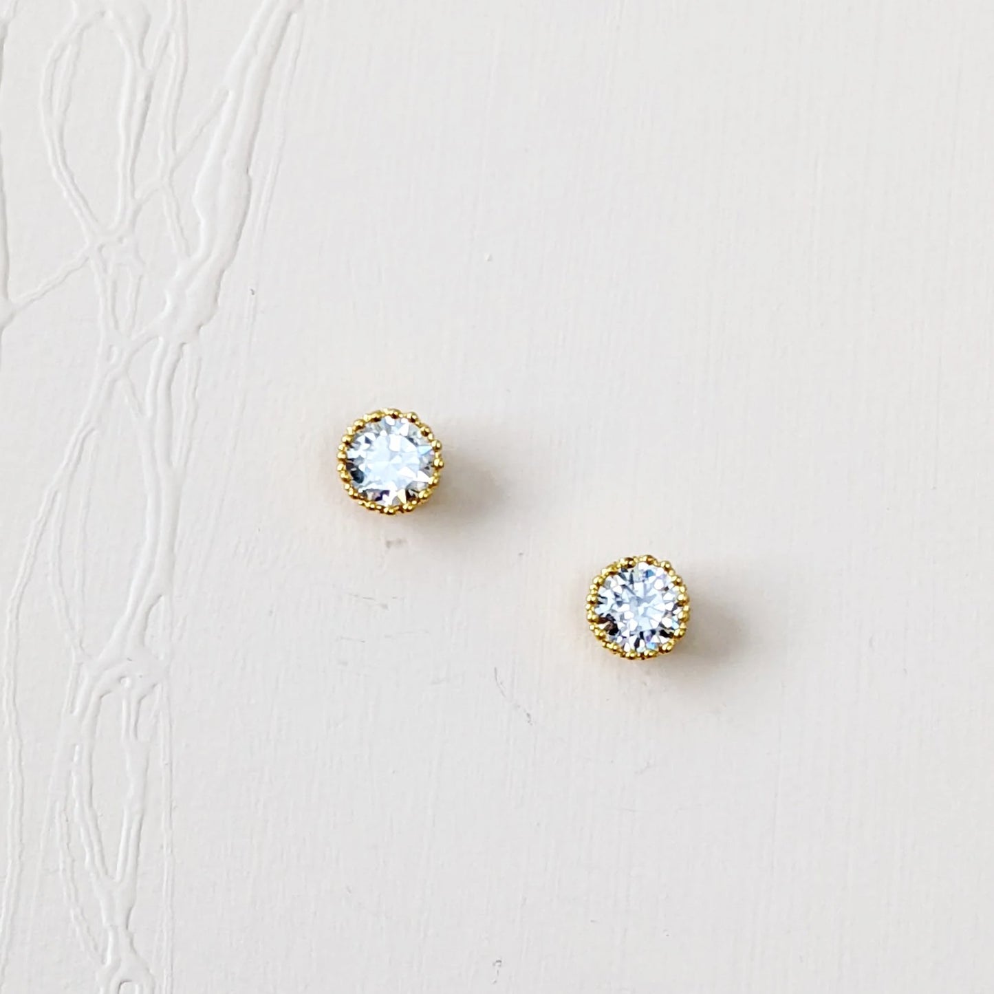 9mm Crystal Studs Lala