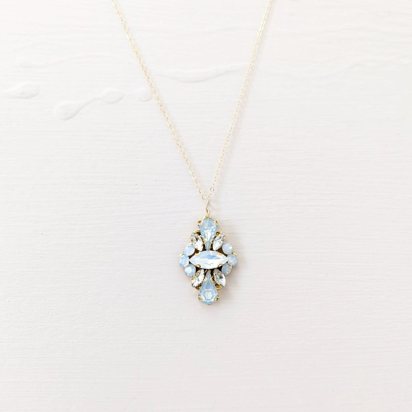 Opal Crystal Necklace - JazzyAndGlitzy