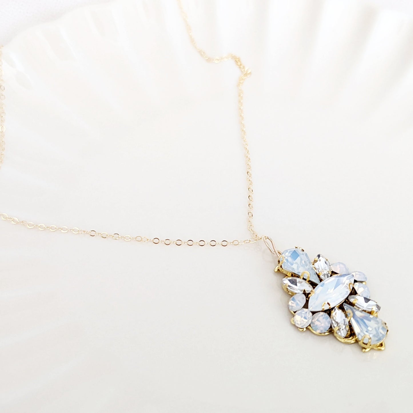 Opal Crystal Necklace
