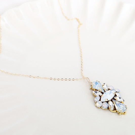 Opal Crystal Necklace