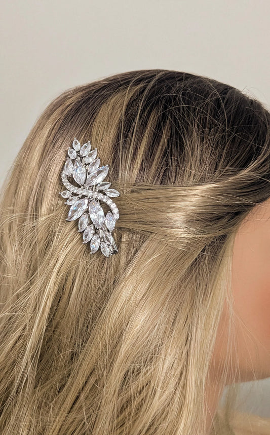 crystal bridal hair pin