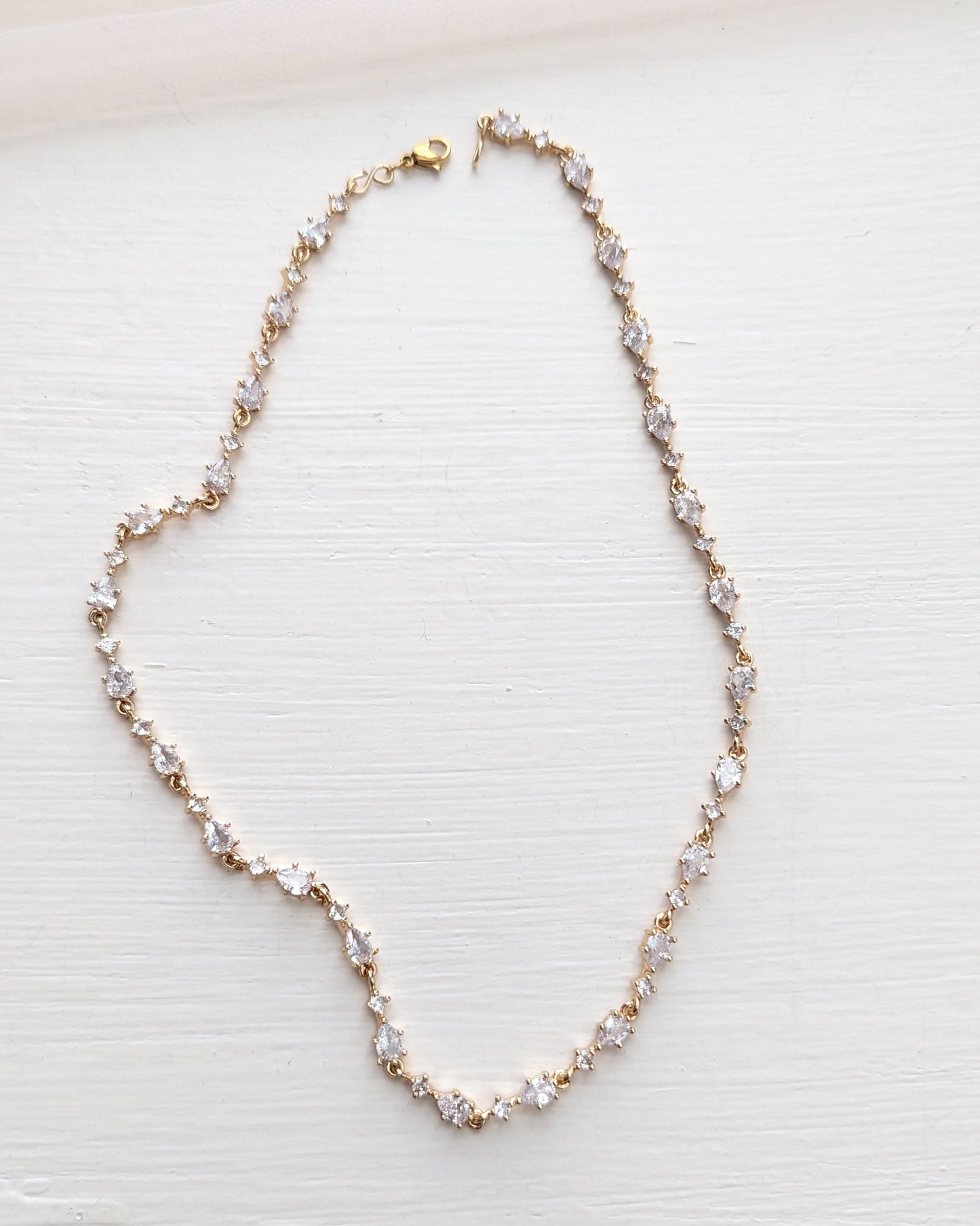 zirconai tennis neckalce