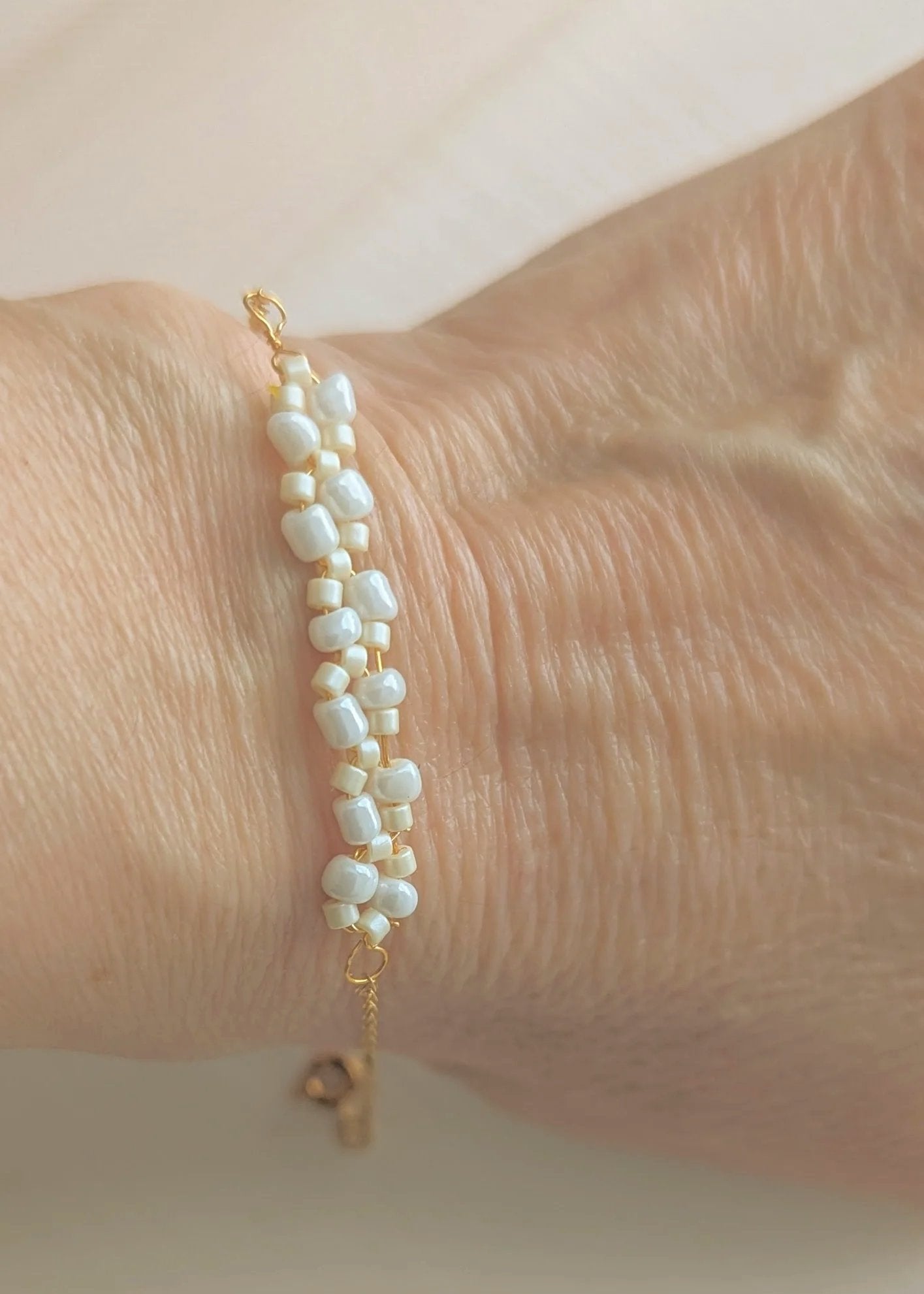 pearl bracelet 14k gold