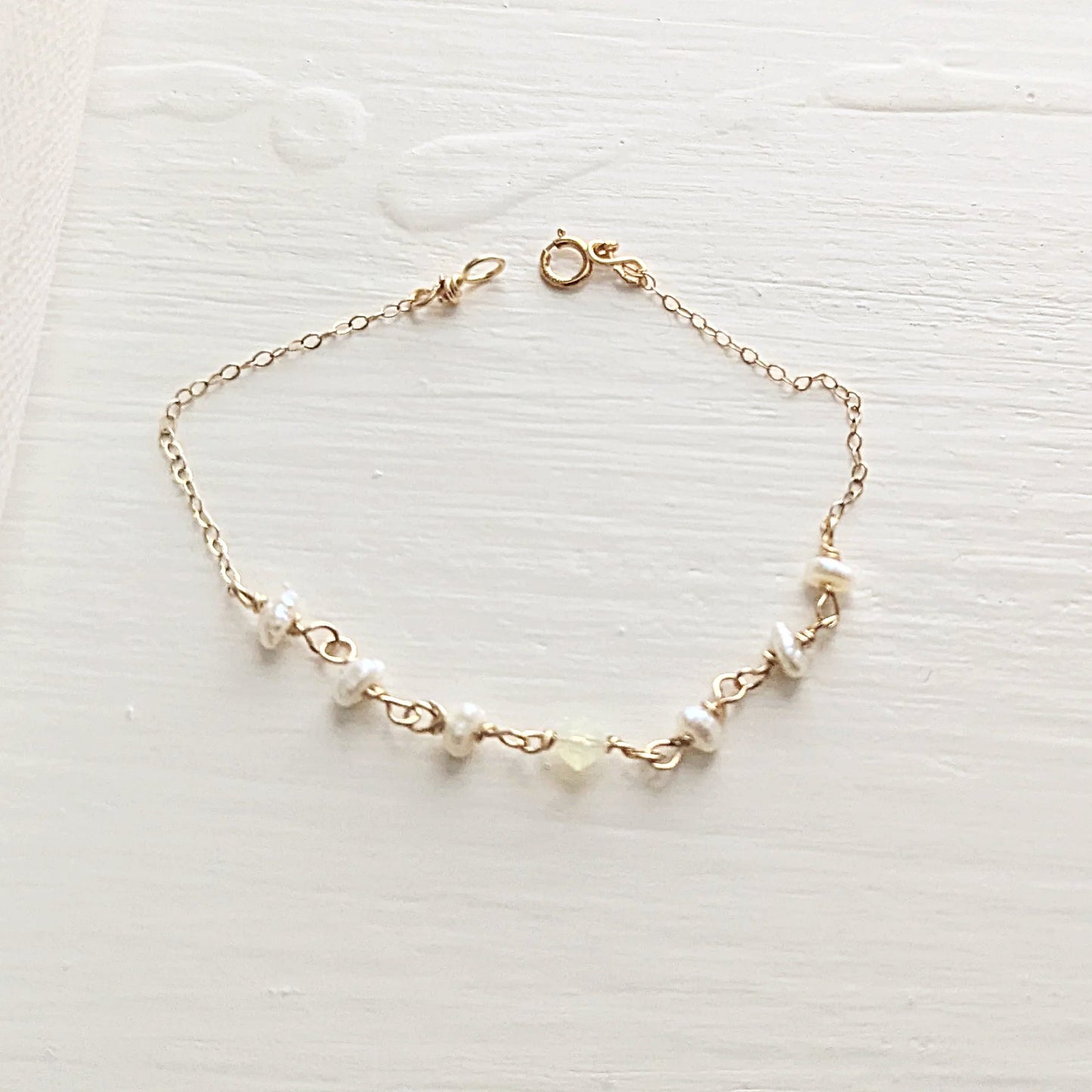 fresh pearl bracelet