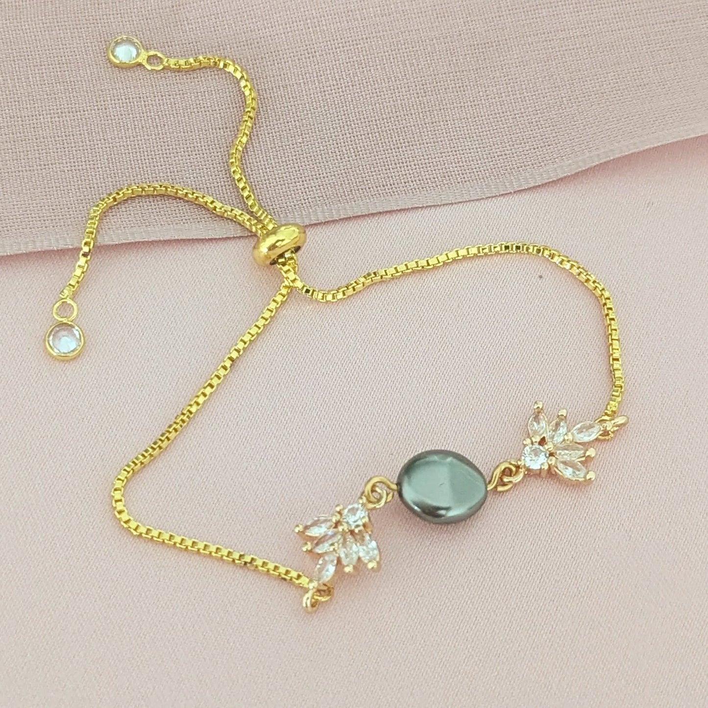 Grey Pearl Bracelet