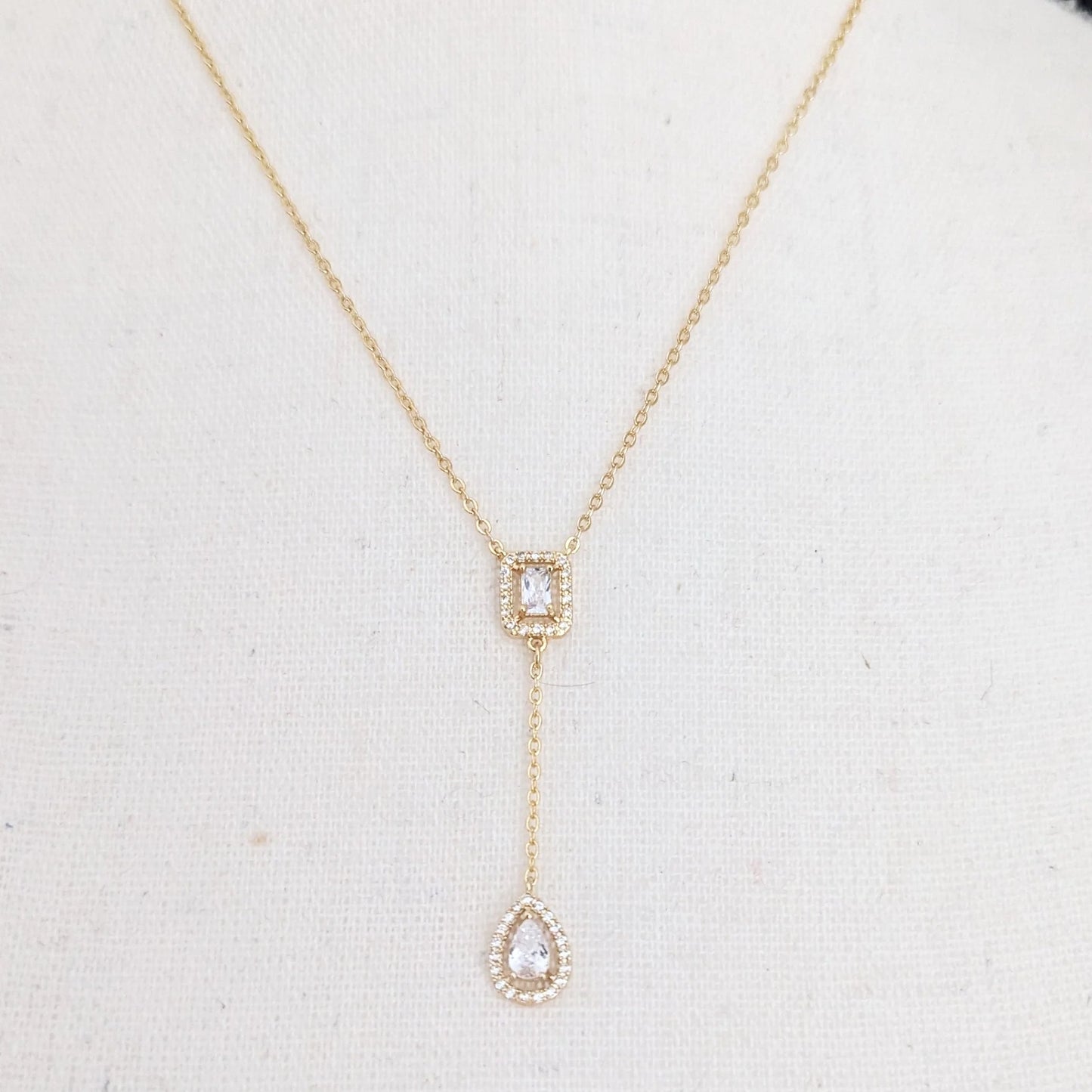 Y Necklace Gold