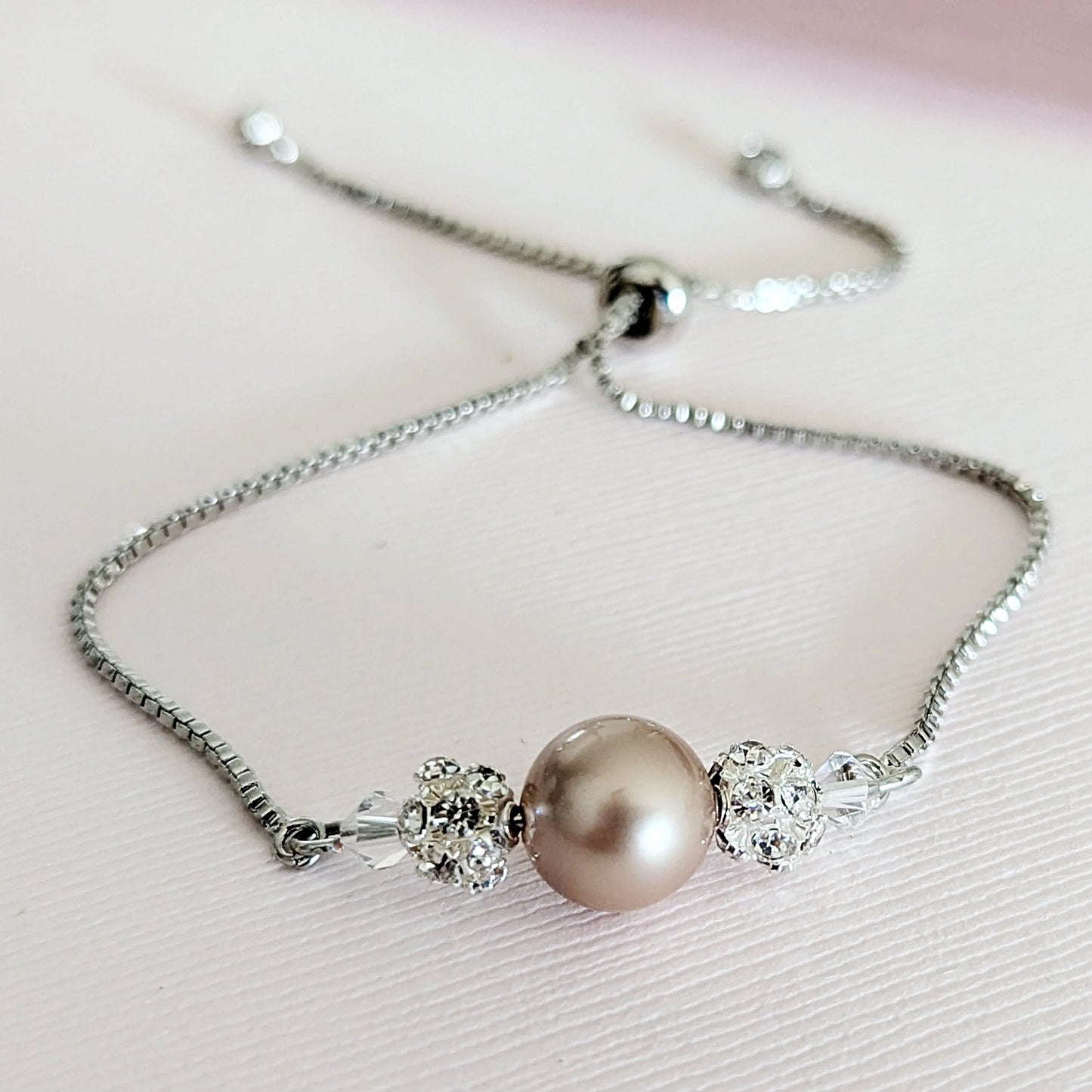 Champagne Pearl Bracelet