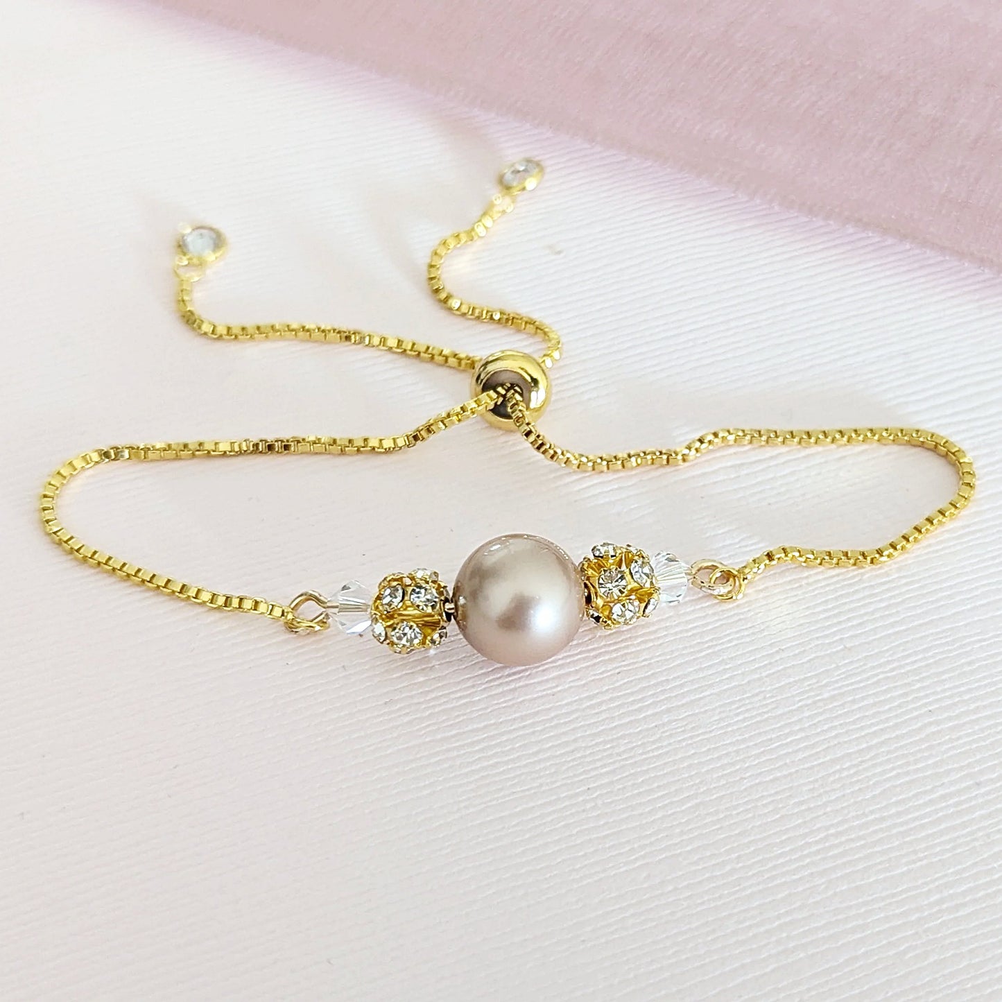 Champagne Pearl Bracelet