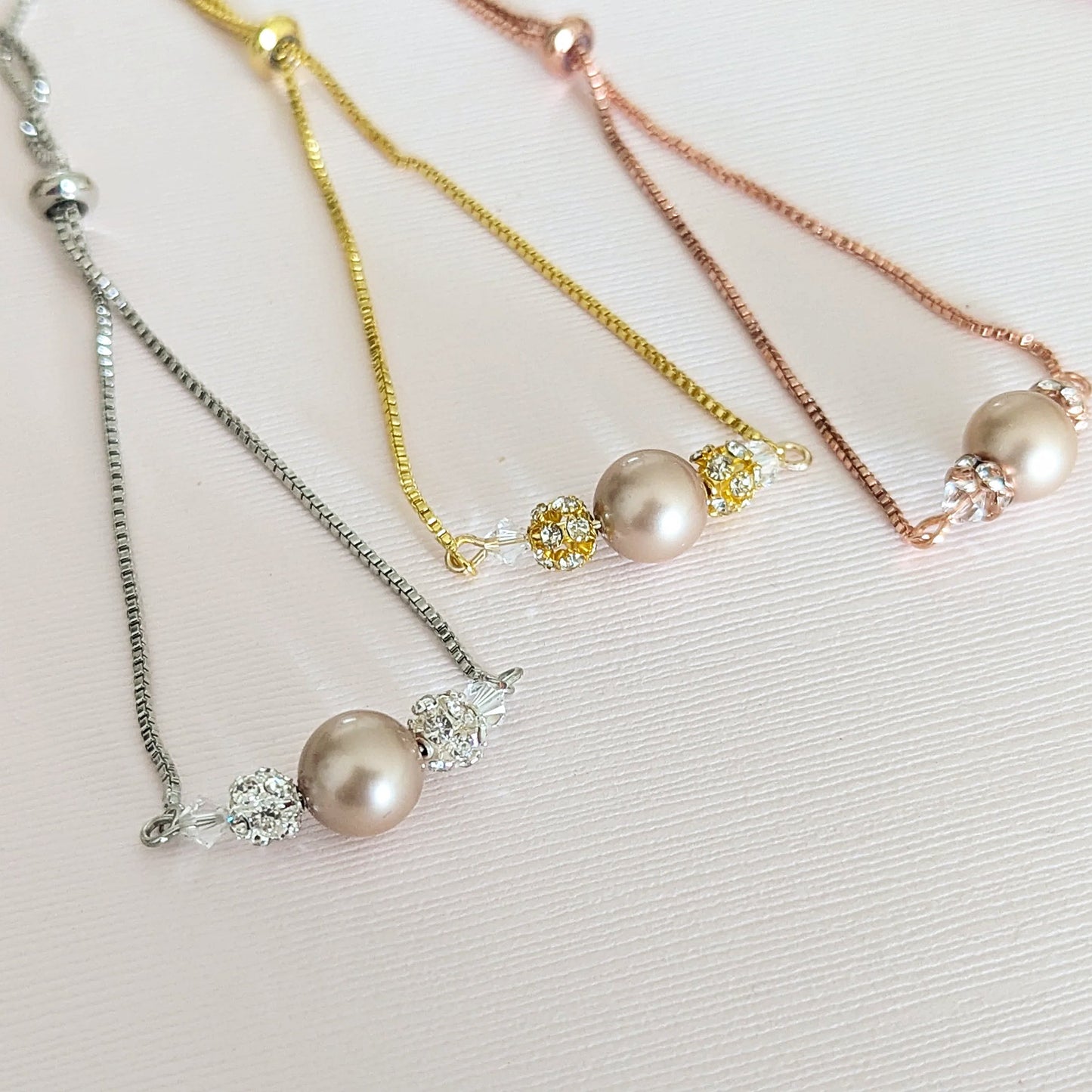 Champagne Pearl Bracelet