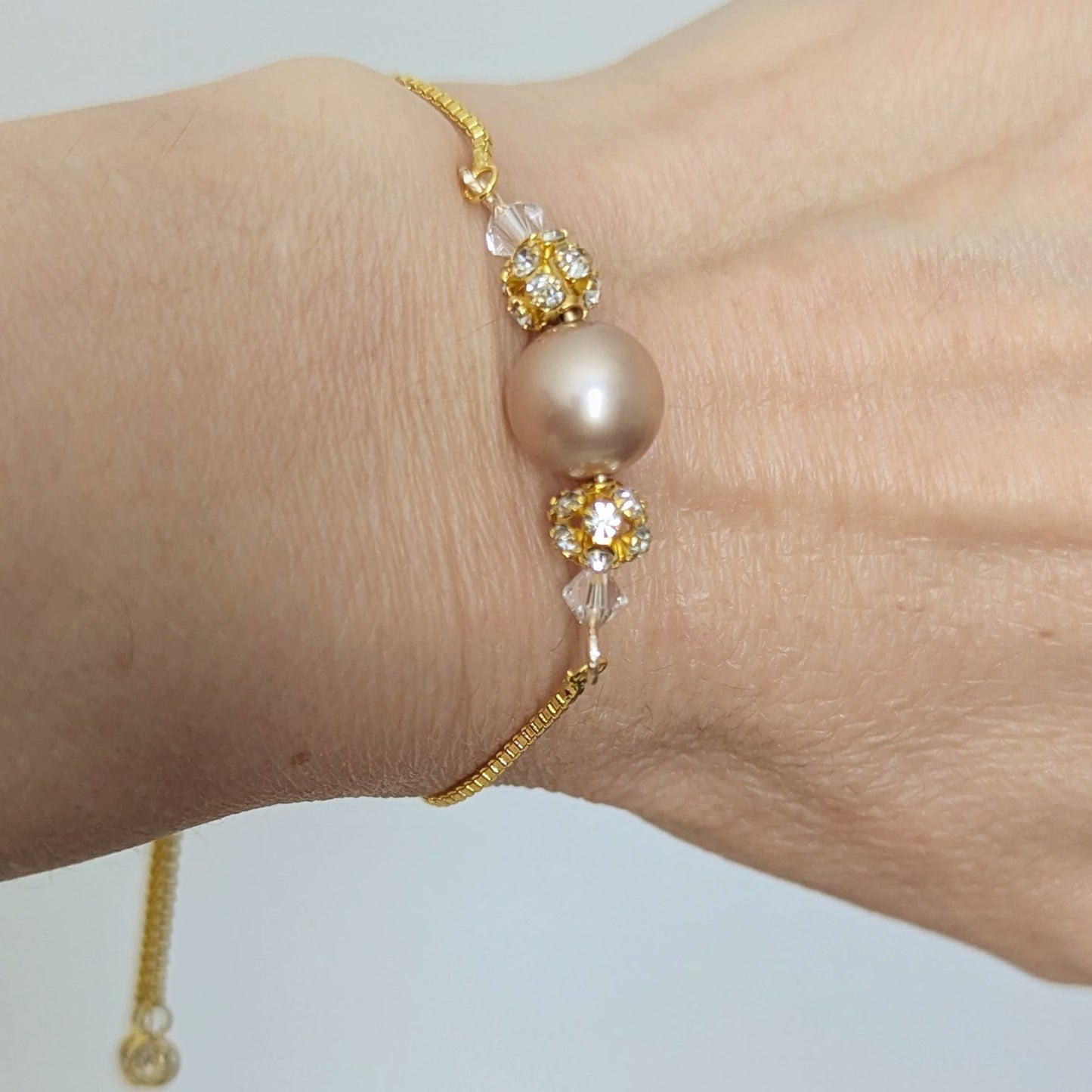 Champagne Pearl Bracelet
