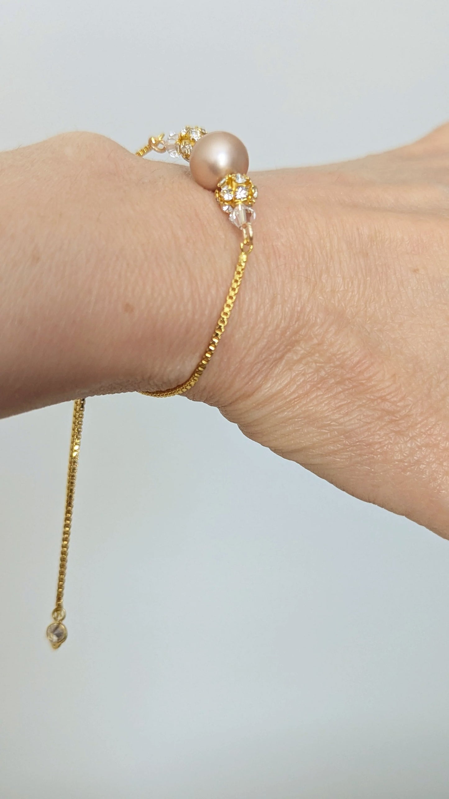 Champagne Pearl Bracelet