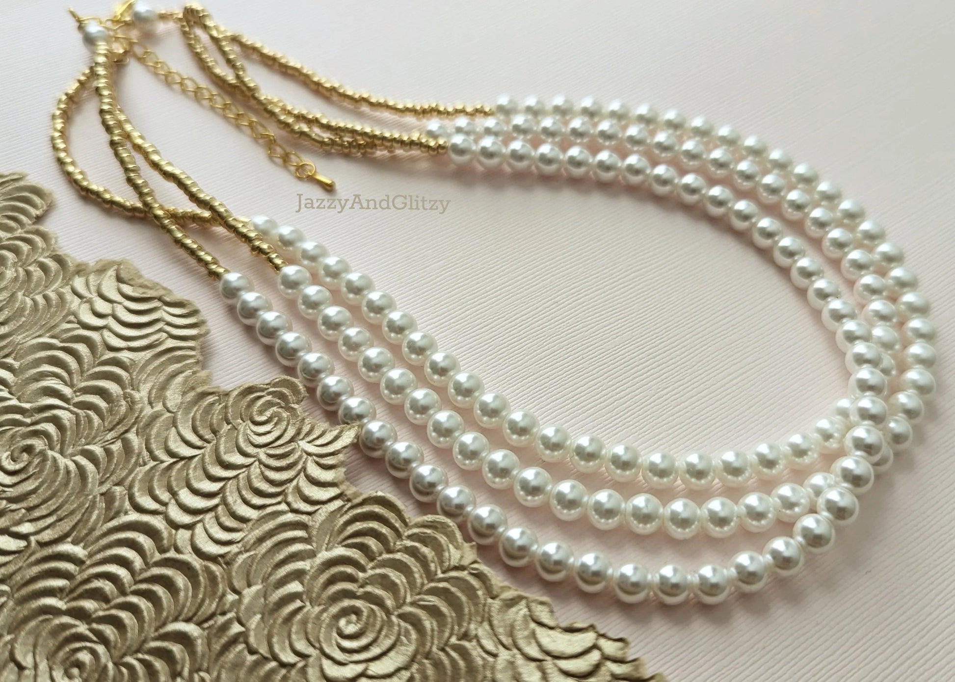 pearl necklace wedding