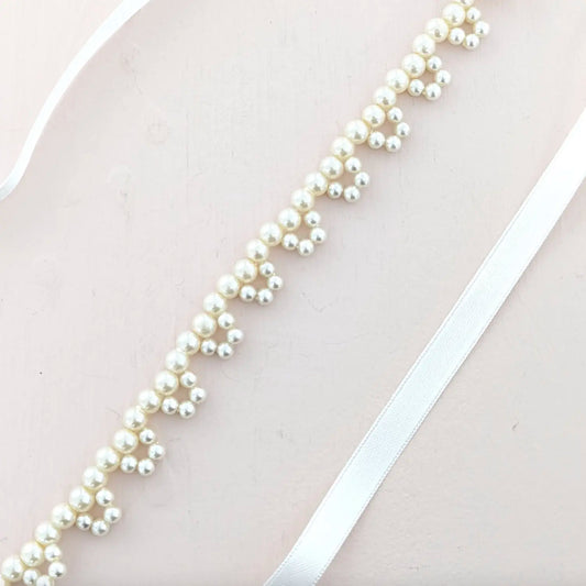 Pearl Belt for Vintage Wedding Dress