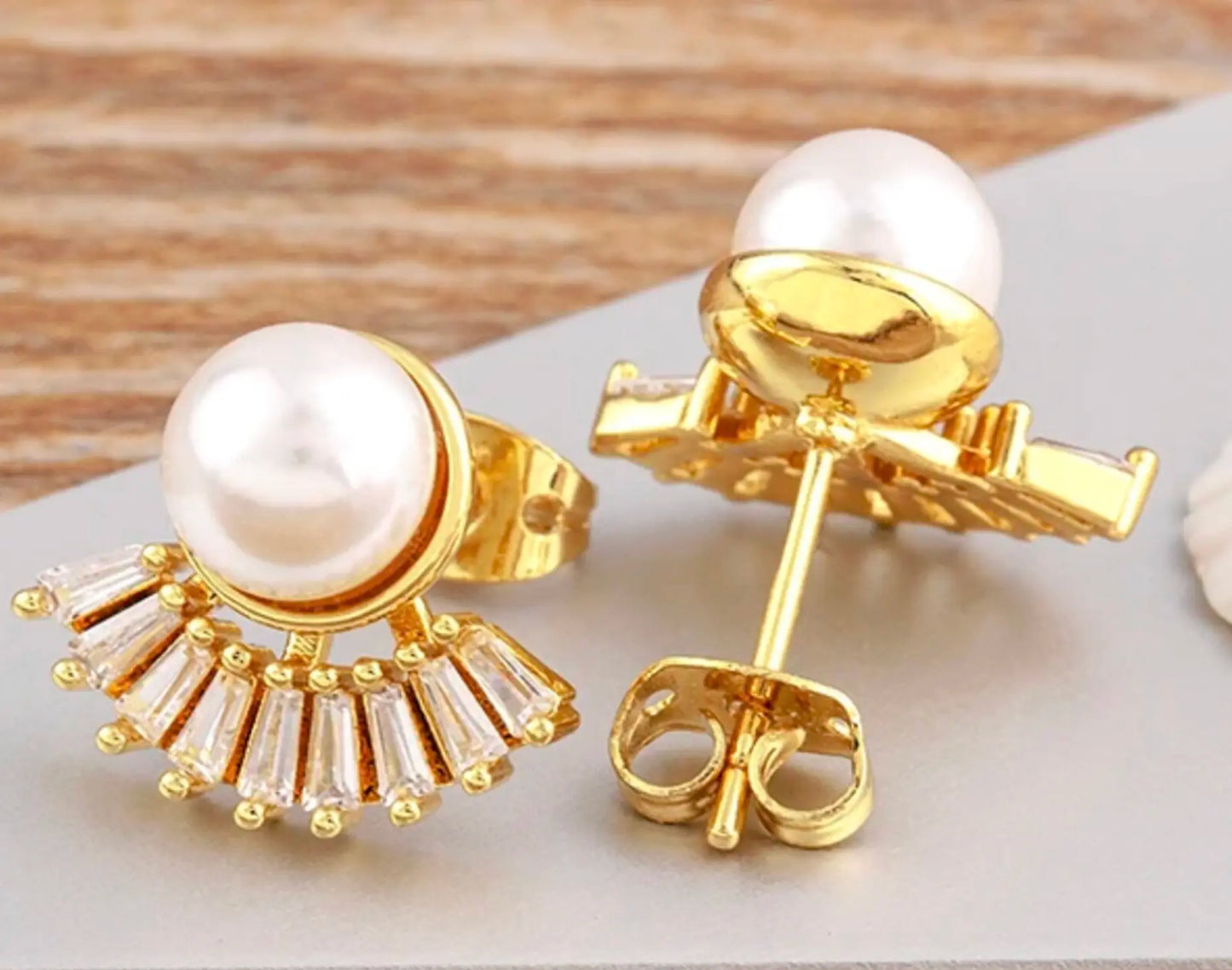 authentic pearl earrings