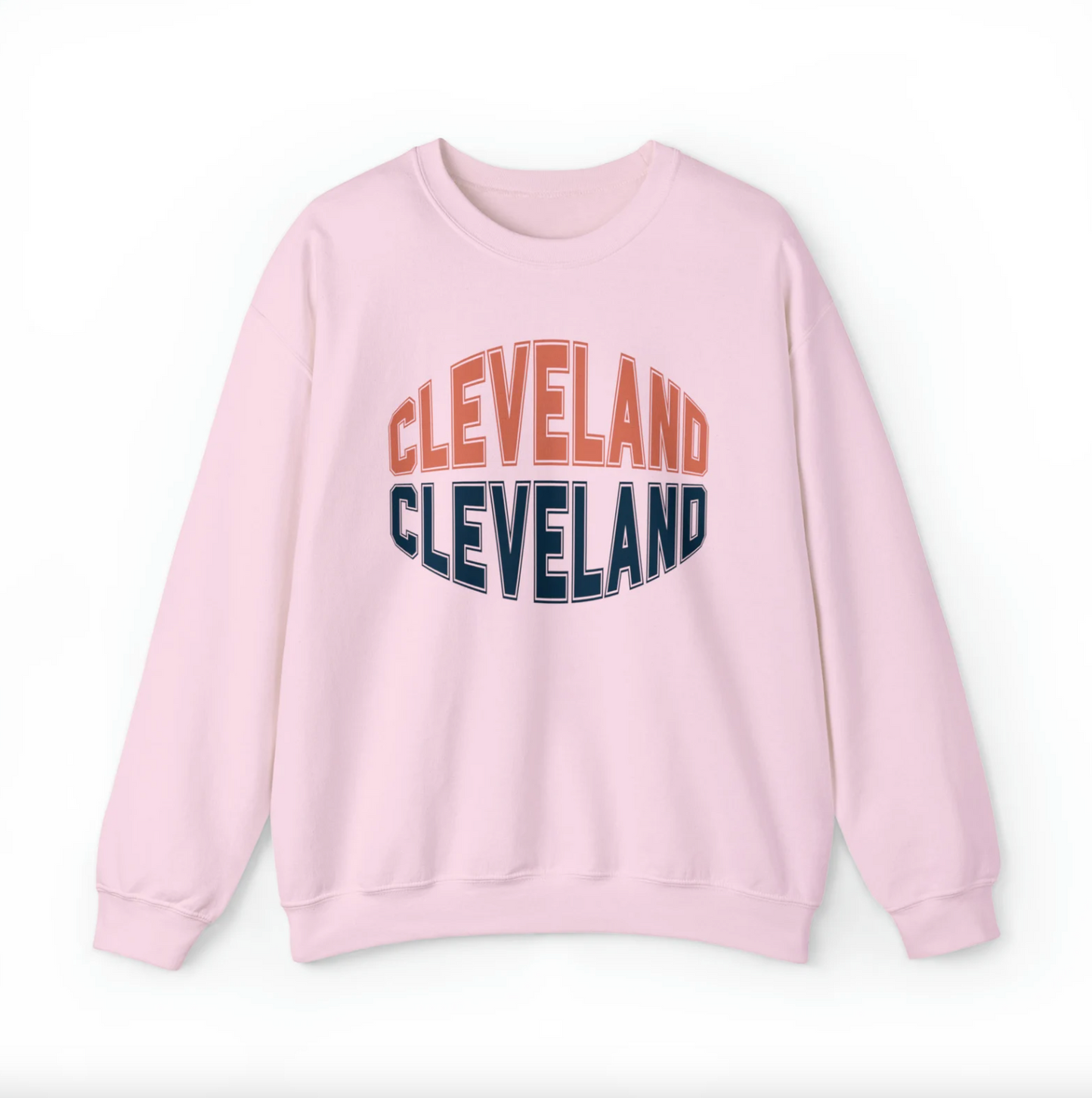 Cleveland Sweatshirt Retro Sports Grey Sweater Unisex Sizing Cleveland Pullover Group Crewneck