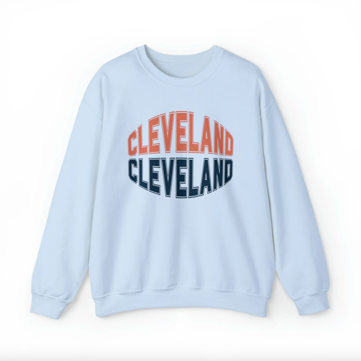 Cleveland Sweatshirt Retro Sports Grey Sweater Unisex Sizing Cleveland Pullover Group Crewneck