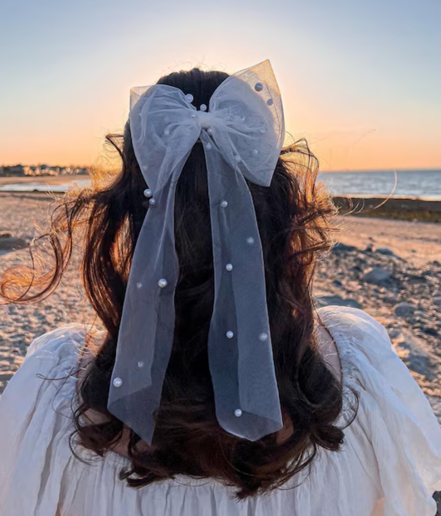 bow hair pin