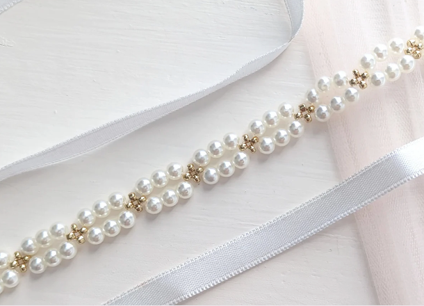 gold wedding belt