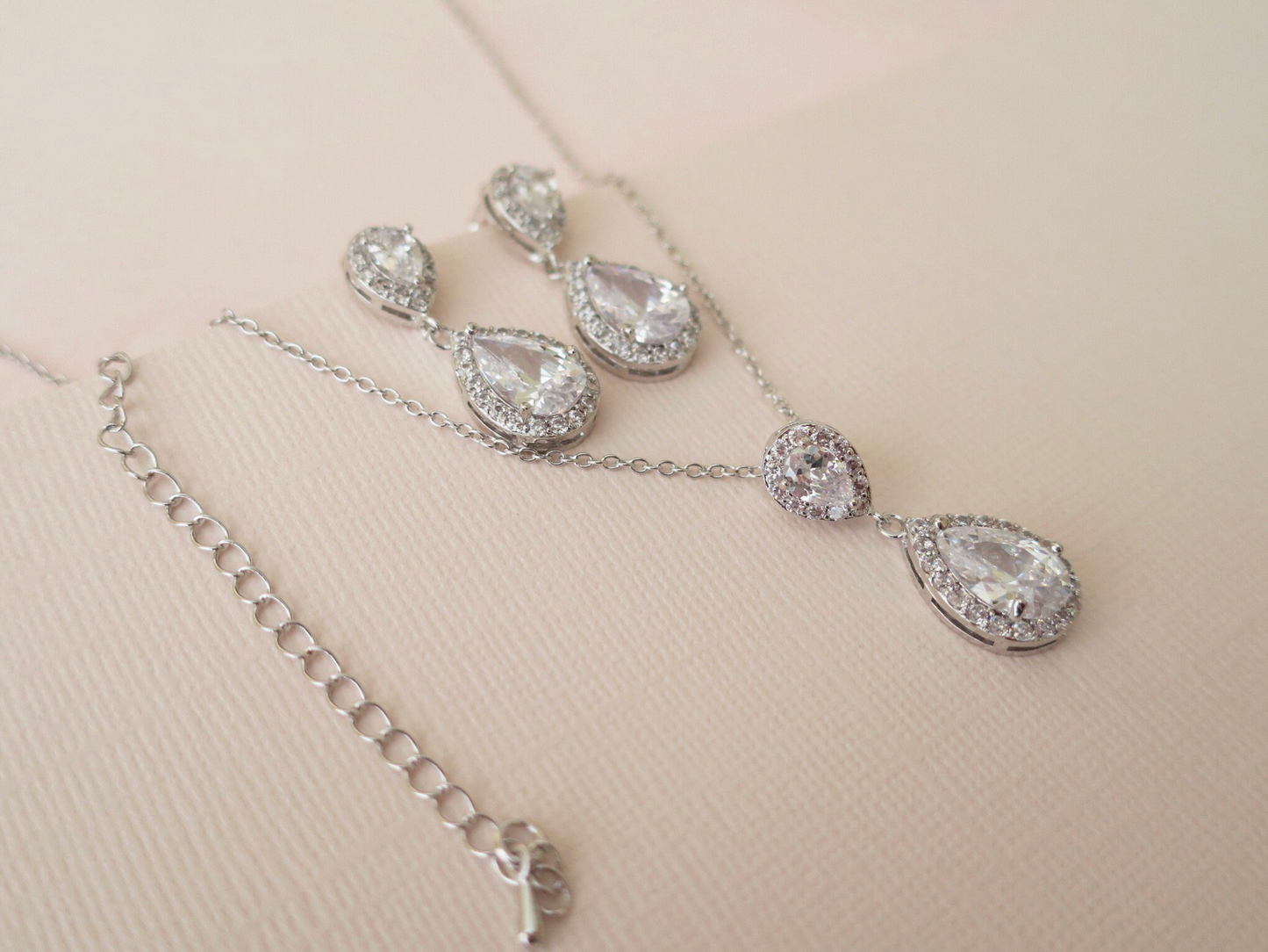imitation diamond wedding sets