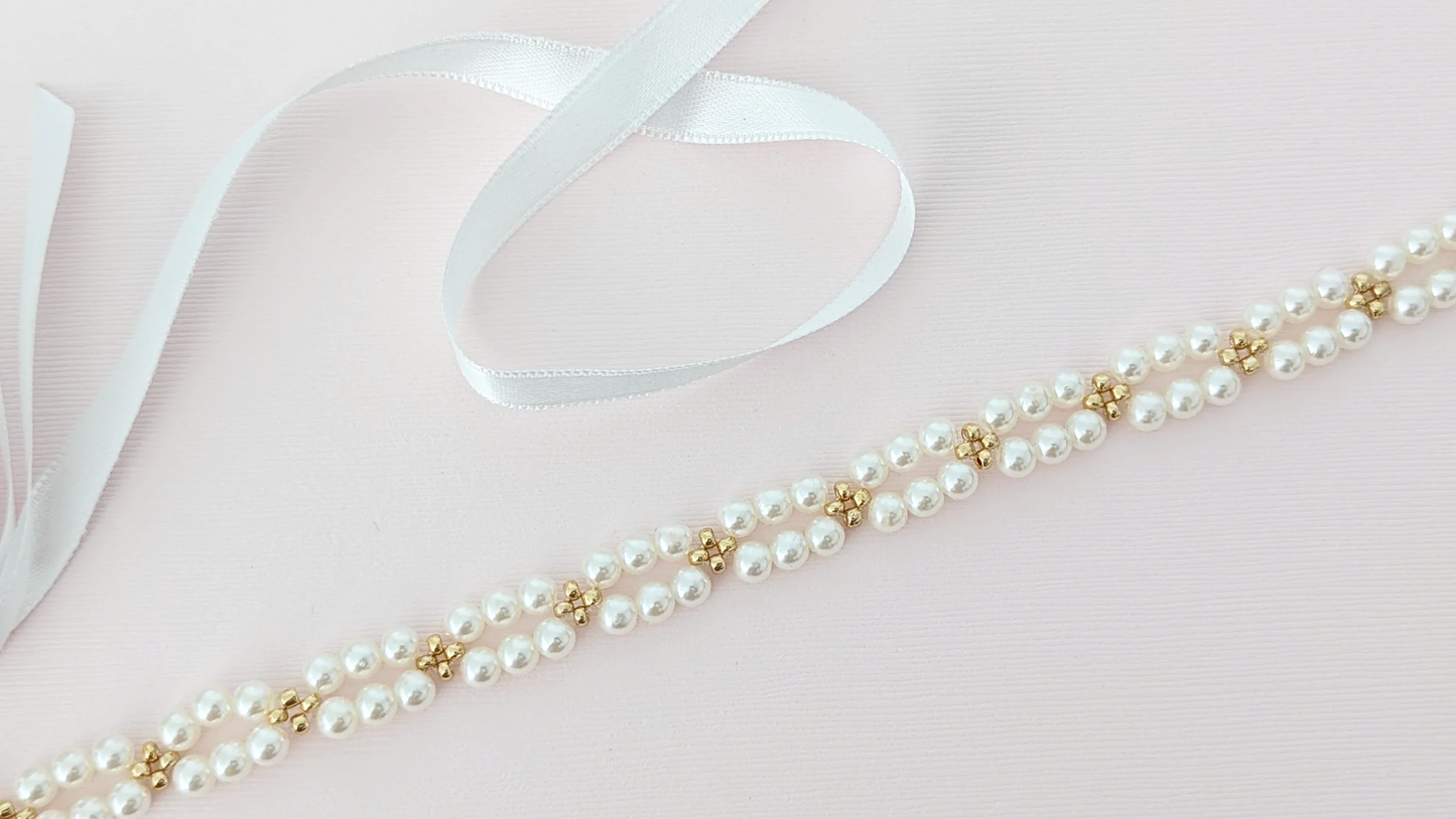 Gold Beaded Wedding Belt