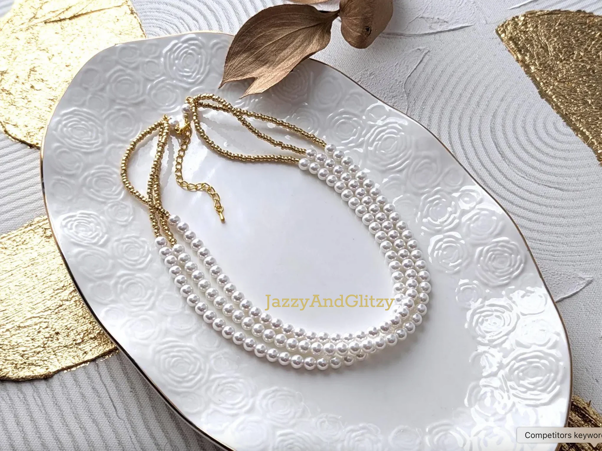 Pearl Necklace Statement