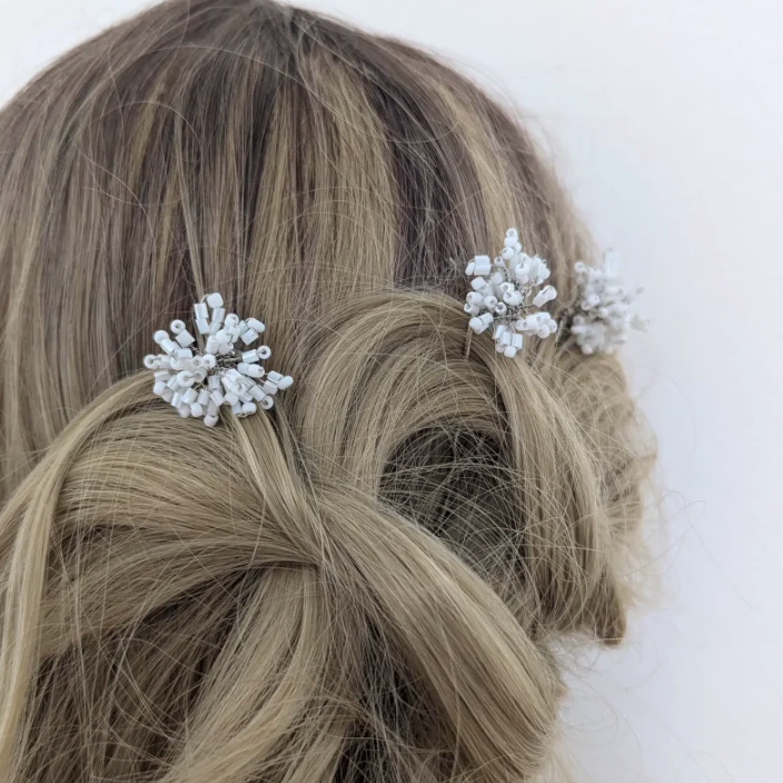 dandelion hair pins