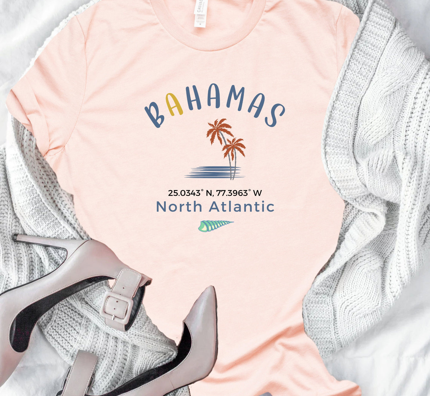 Bahamas Shirt Bahama Islands Vacation T-Shirt Unisex Sizing Cotton Tee