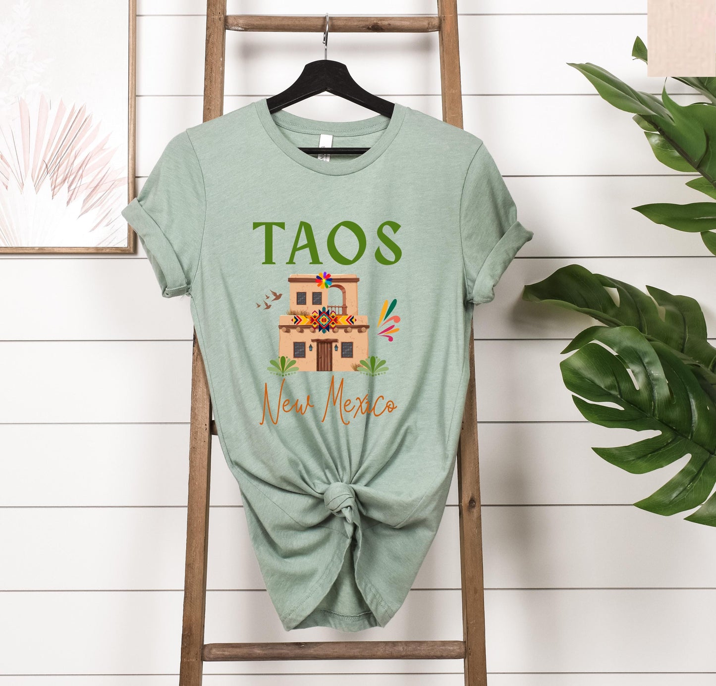 Taos New Mexico Shirt: Southwestern Cotton Tee