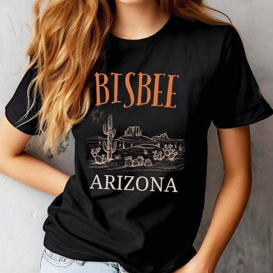 Bisbee Arizona Retro T-Shirt: Desert Town Souvenir