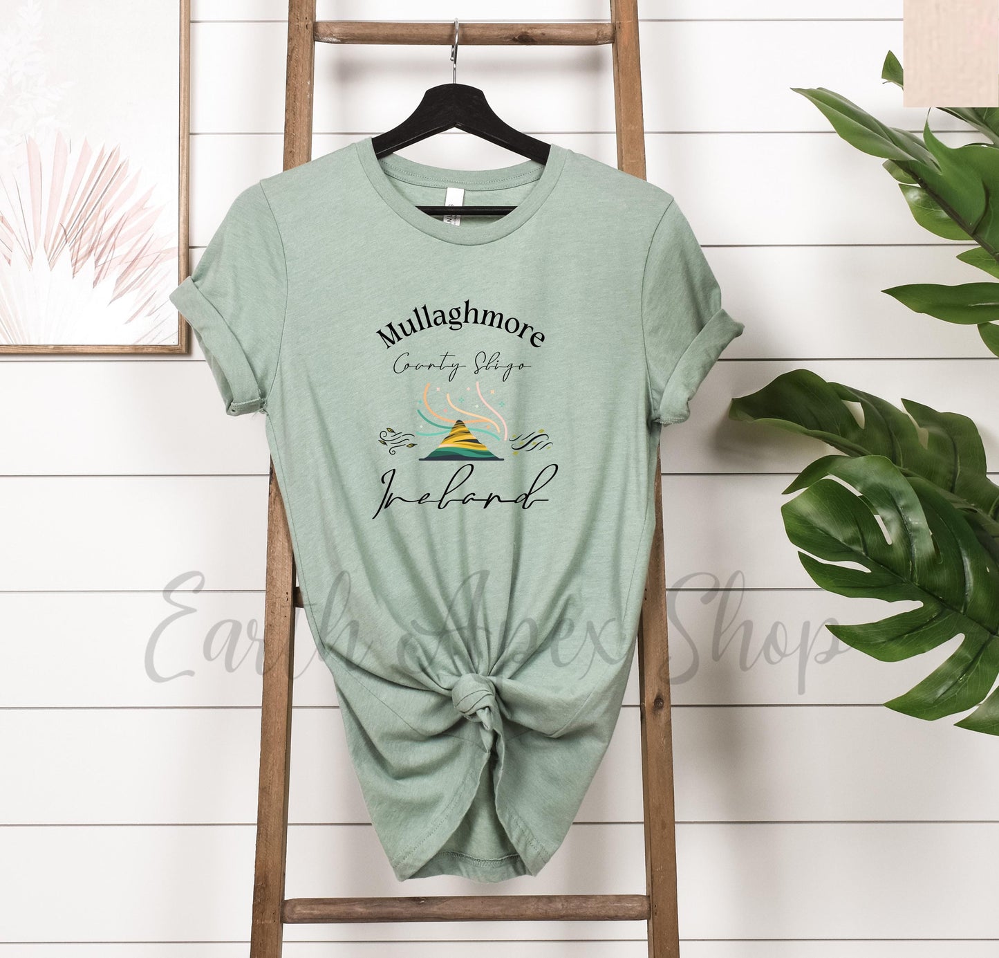 Mullaghmore Ireland Shirt European Coastal Town Irish Surf Village Tee Ireland Breeze Waves Flag