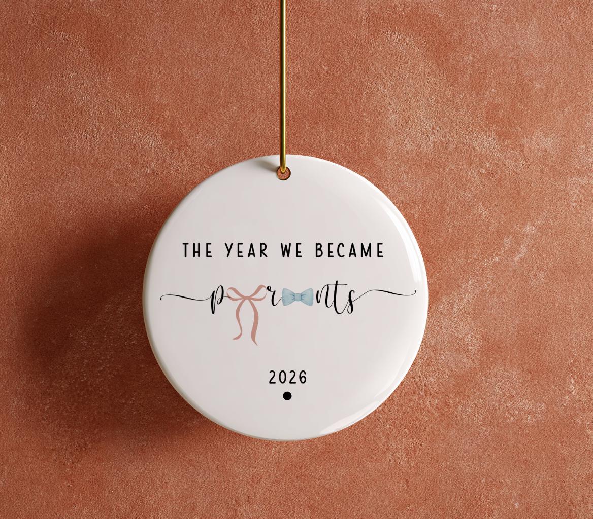 Expecting Mom Gift for Mother's Day Ornament, New Mom and Dad Car Gifts