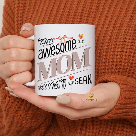 Mom Mug with Names, Mama Cup, Mother's Day Gift Coffee 2026 Mommy to Be