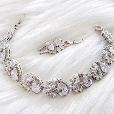 Cubic Zirconia Statement Bracelet