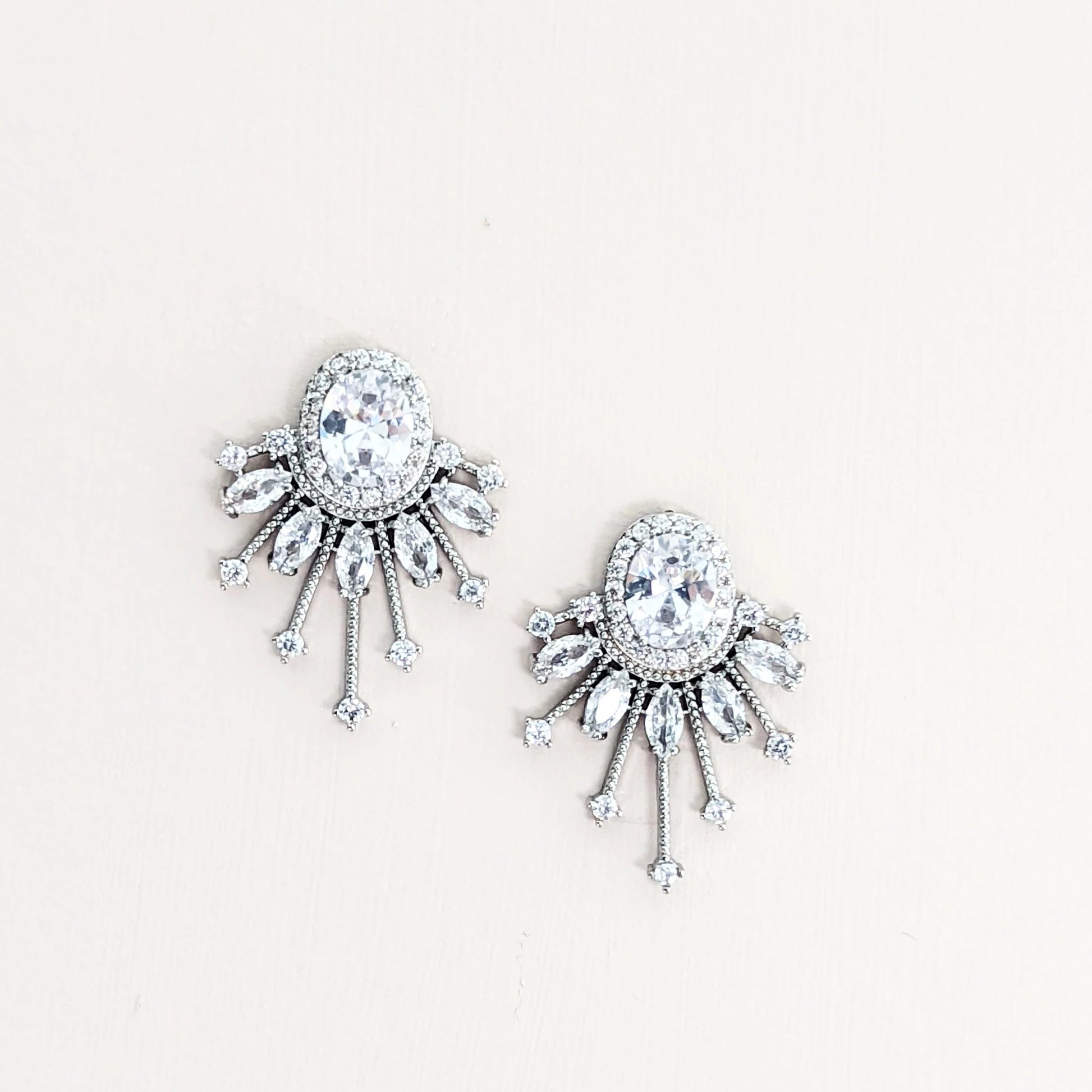 statement bridal earrings