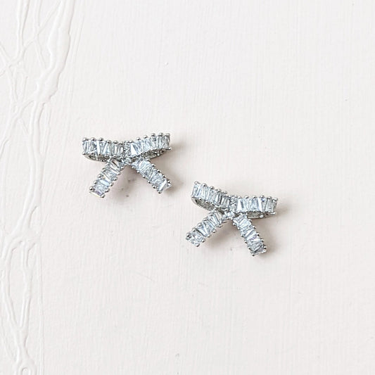 bow statement earrings