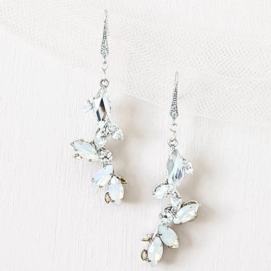 Modern Bridal Earrings - JazzyAndGlitzy