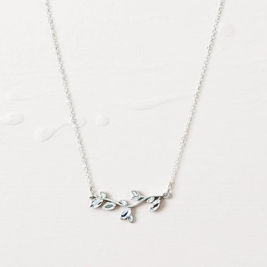 Simple Wedding Necklace - JazzyAndGlitzy