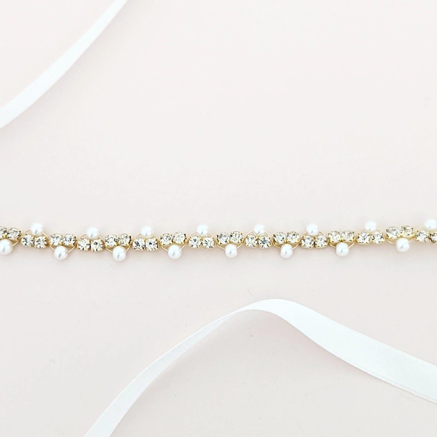 Thin Wedding Dress Sash - Belts & Sashes - JazzyAndGlitzy