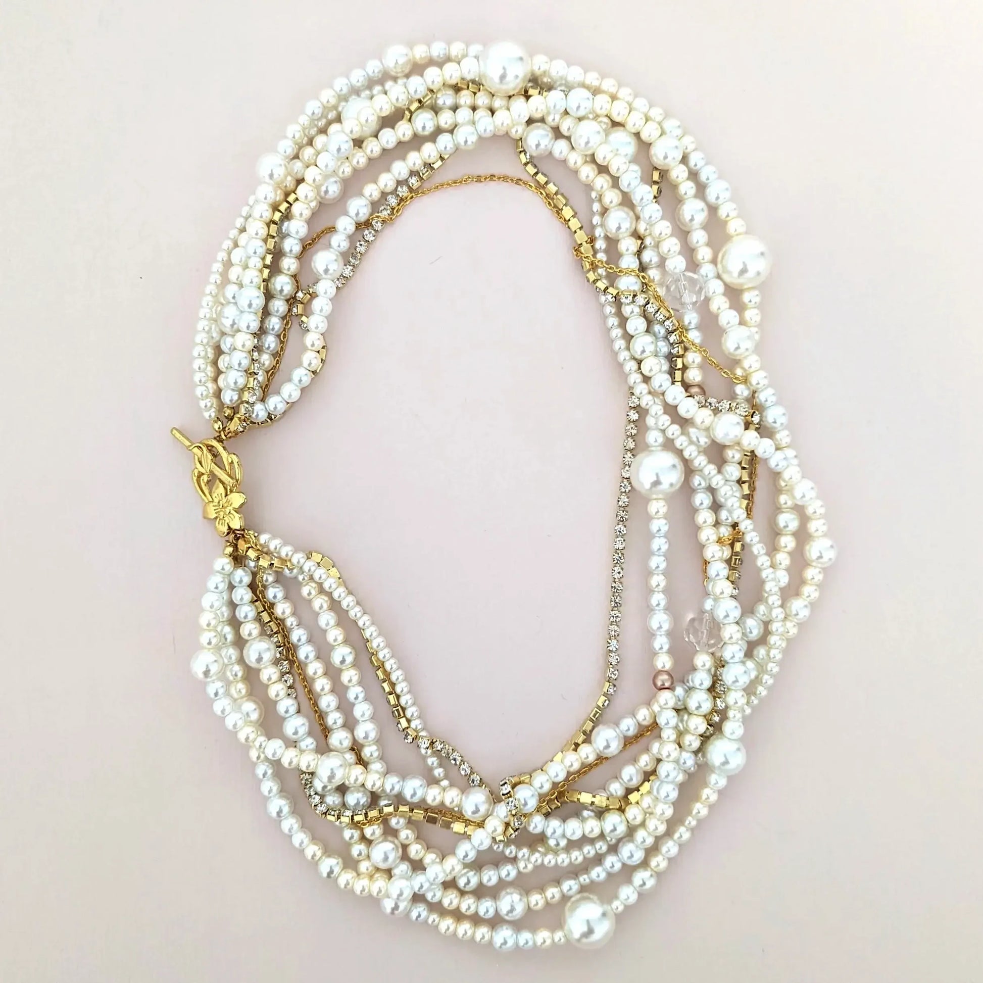 Costume Pearl Necklace - JazzyAndGlitzy