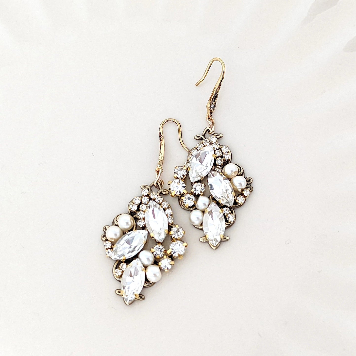 Vintage Wedding Earrings - JazzyAndGlitzy